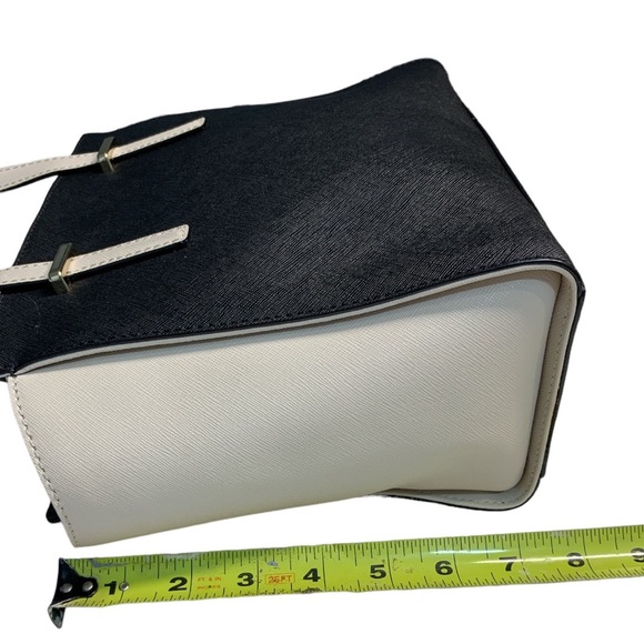 KATE SPADE NEW YORK Black and Ivory Cow Leather Cross Body Bag - Picture 17 of 17